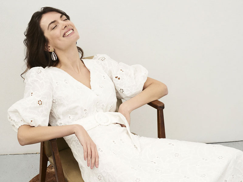 embroidered dress